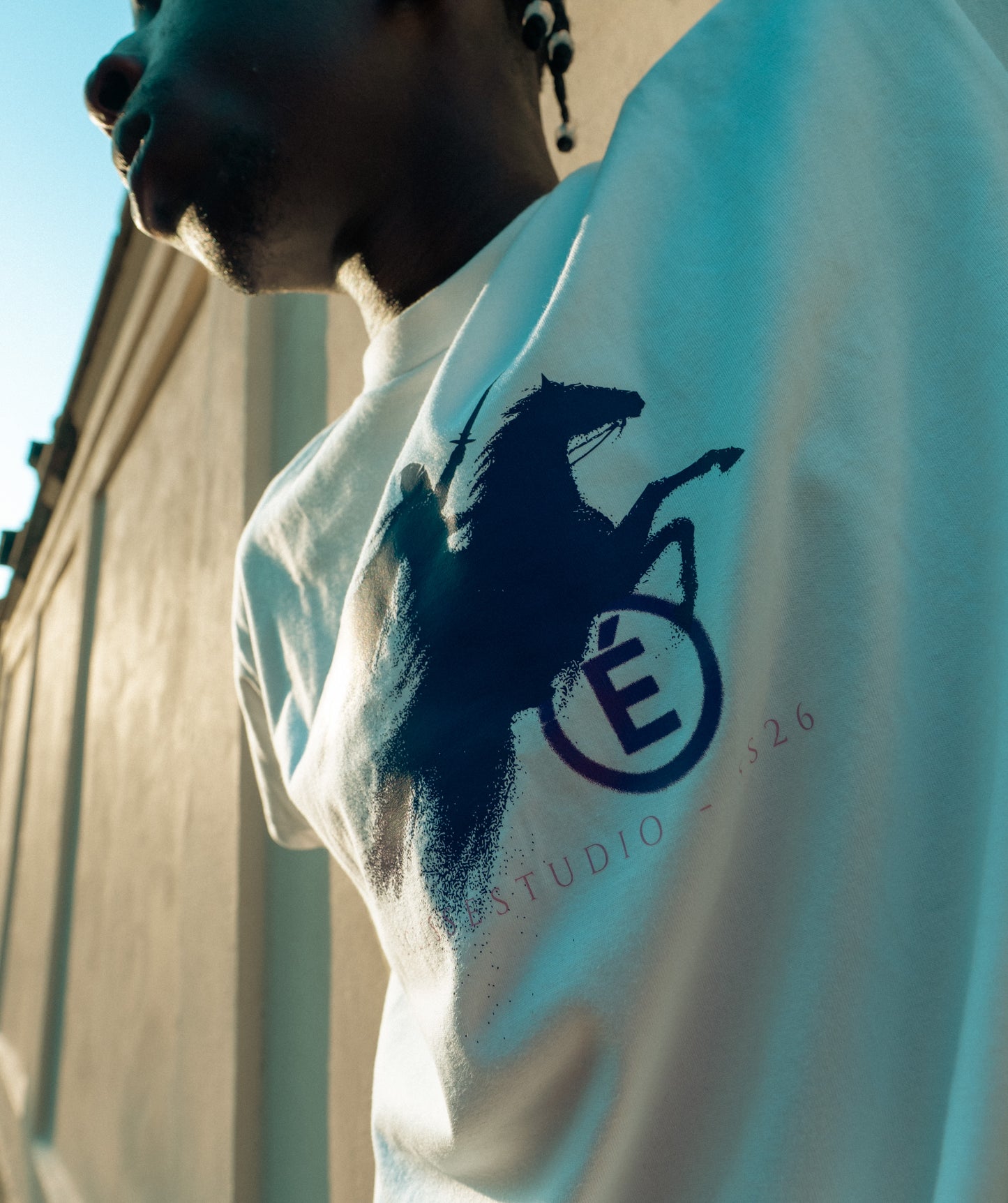É-Rider Tee - White