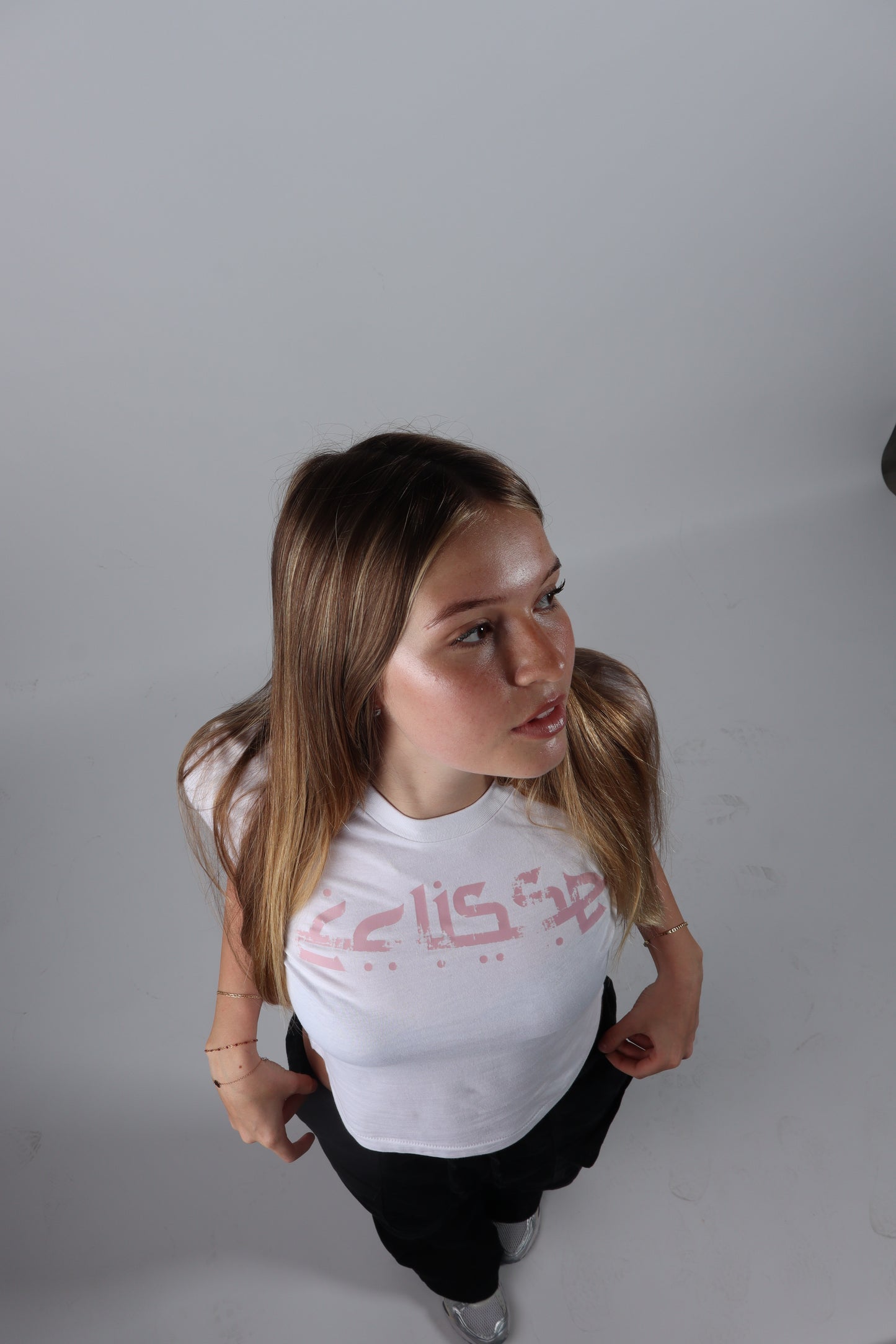 Cropped Tee - White