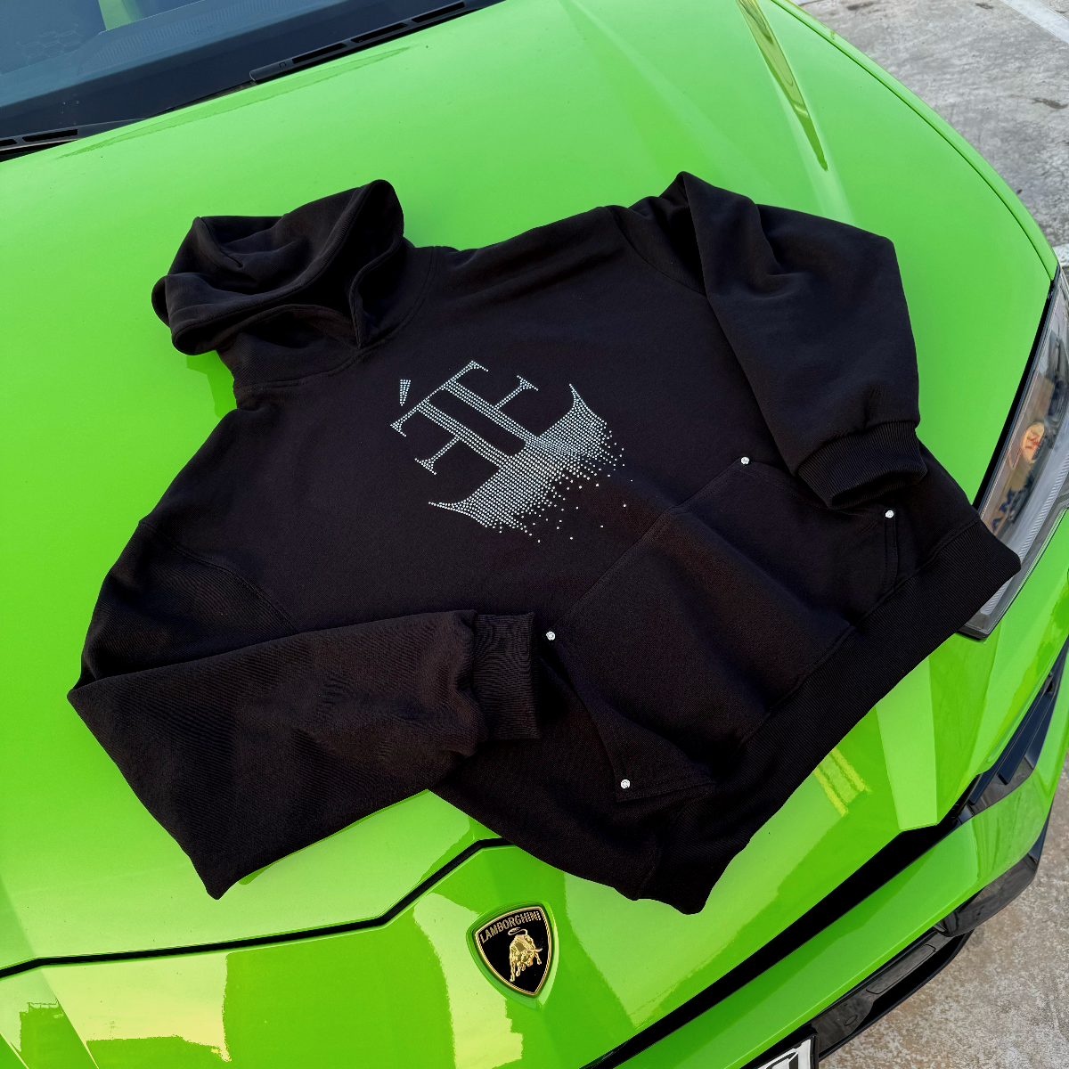 Rhinestones Hoodie